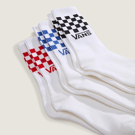 Ponožky Vans Classic Check Crew checkerboard white 2026 - 3
