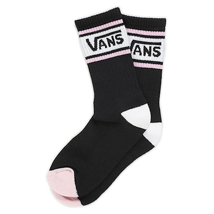 Ponožky Vans Girl Gang Crew black/pink 2017 - 1