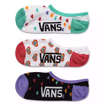 Ponožky Vans Wms Rainbow Hearts Canoodle multi 2020 - 1