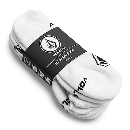 Ponožky Volcom Stones NSHW Sock 3Pk white 2024 - 2