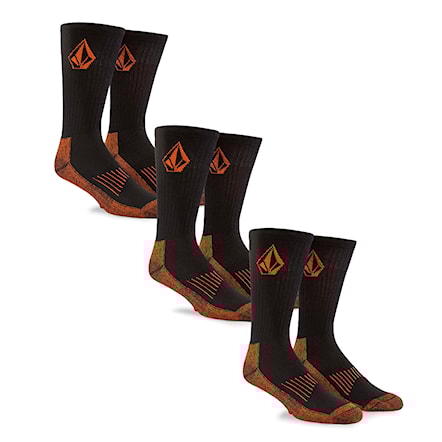 Ponožky Volcom Volcom Workwear Sock 3Pk black 2026 - 1