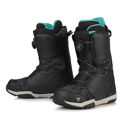 Snowboard Boots Gravity Aura Atop black/mint 2019 - 1
