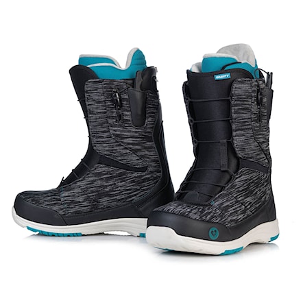 Boty na snowboard Gravity Sage Fast Lace black/teal 2021 - 1
