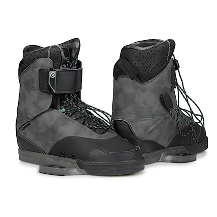 Vázání na wakeboard Hyperlite Defacto grey/black 2020 - 1