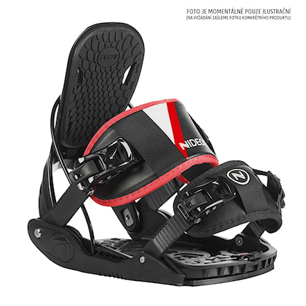 Wiązanie snowboardowe Nidecker Rental black/red 2020 - 1