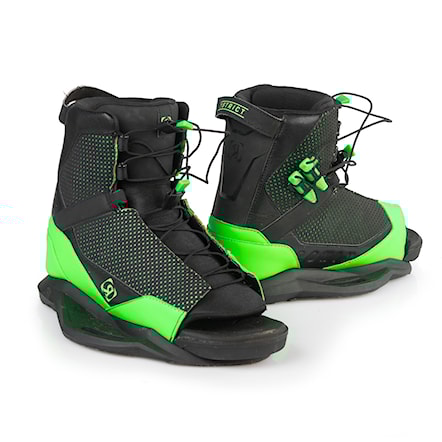 Vázání na wakeboard Ronix District black/green 2020 - 1