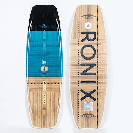 Wakeboard Ronix Top Notch black/blue/wood 2019 - 1