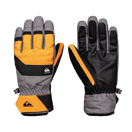 Snowboard Gloves Quiksilver Gates heather grey 2021 - 1
