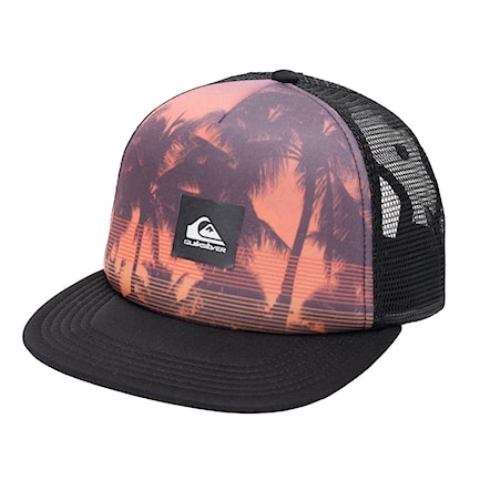 Cap Quiksilver Migrant Patterns Trucker Youth deep sea coral 2021 - 1
