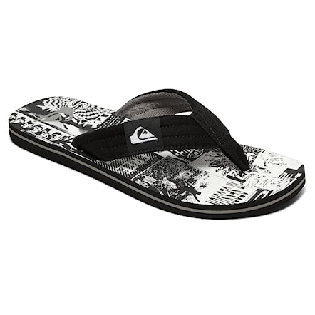 Flip-flops Quiksilver Molokai Layback black/black/white 2020 - 1