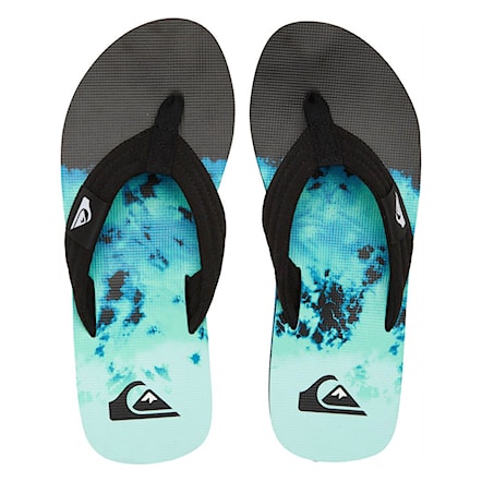 Flip-flops Quiksilver Molokai Layback black/green/blue 2021 - 1