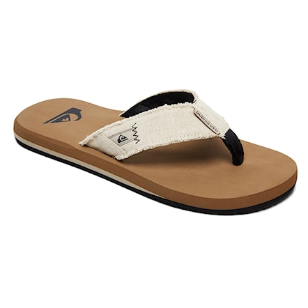 Žabky Quiksilver Monkey Abyss grey/brown/blue 2019 - 1