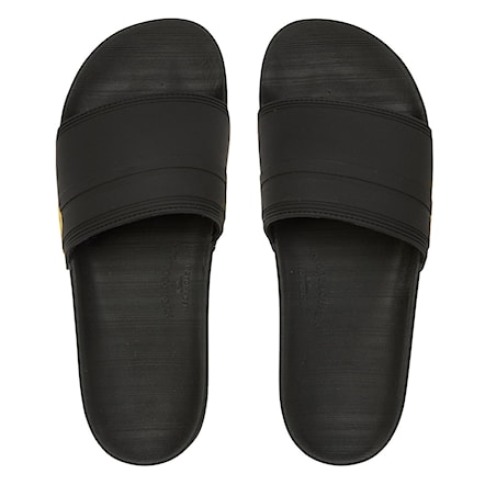 Slide Sandals Quiksilver Rivi Slide black/black/yellow 2021 - 1