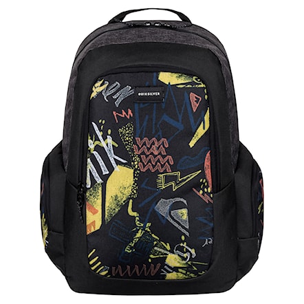 Backpack Quiksilver Schoolie black thunderbolts 2017 - 1