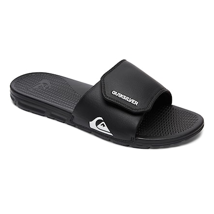 Slide Sandals Quiksilver Shoreline Adjust black/white/black 2019 - 1