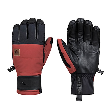 Snowboard Gloves Quiksilver Squad barn red 2020 - 1