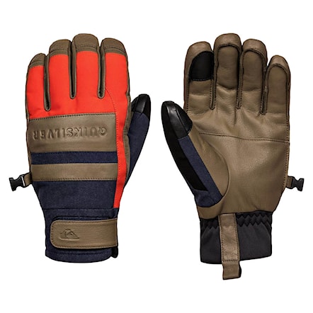 Snowboard Gloves Quiksilver Squad military olive 2021 - 1