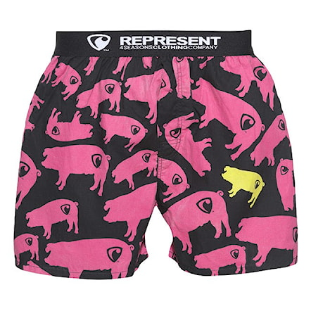 Bokserki Represent Mike Pig Farm pink - 1