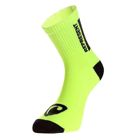 Ponožky Represent Simply Logo shock yellow 2020 - 1