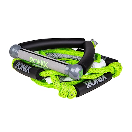 Wakeboard Handle Ronix Stretch Surf Rope green/silver 2021 - 1