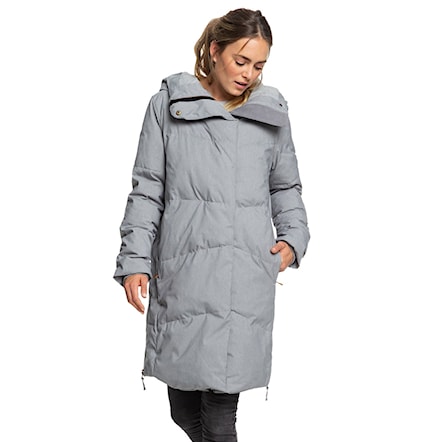 Zimná bunda do mesta Roxy Abbie heather grey 2020 - 1