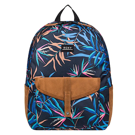 Backpack Roxy Carribean anthracite wild leaves 2020 - 1
