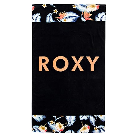 Ręcznik plażowy Roxy Hazy Mix anthracite tropical love 2019 - 1