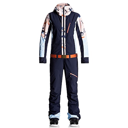 Snowboard Overalls Roxy Impression Suit mandarin orange_pop snow cryst 2018 - 1