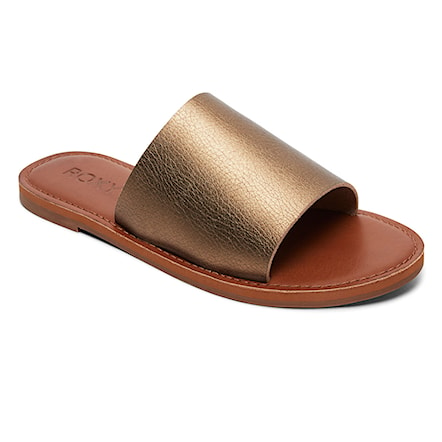 Slide Sandals Roxy Kaia bronze 2019 - 1