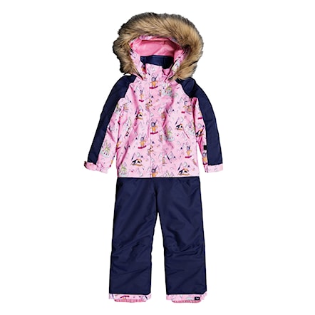 Kombinéza na snowboard Roxy Paradise Suit prism pink snow trip 2020 - 1