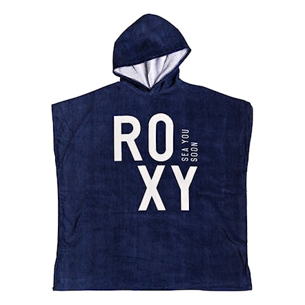 Poncho Roxy Pass This On Solid dress blues - 1