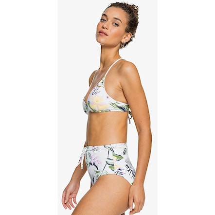 Swimwear Roxy Roxy Bloom Mid/Hight Waist B bright white praslin 2021 - 4