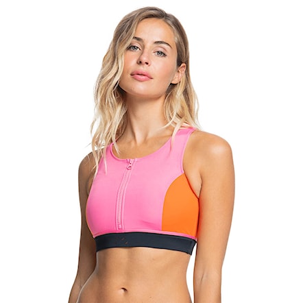 Swimwear Roxy Roxy Fitness New Sporty Top pink lemonade 2021 - 1