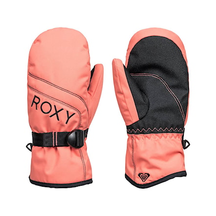 Rukavice na snowboard Roxy Roxy Jetty Girl Solid Mitt fusion coral 2021 - 1