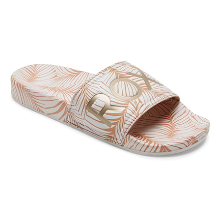 Slide Sandals Roxy Slippy Printed white/tan 2022 - 2