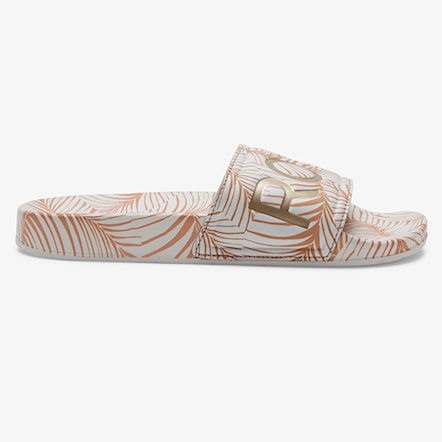 Slide Sandals Roxy Slippy Printed white/tan 2022 - 4