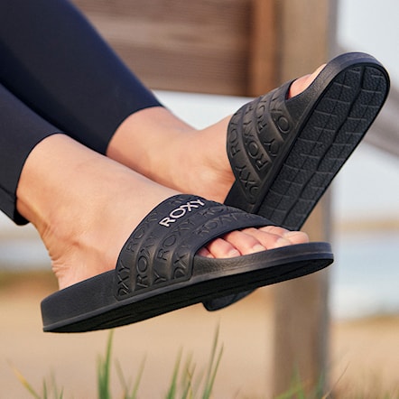 Slide Sandals Roxy Slippy Wp black/m gold 2024 - 6