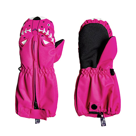 Snowboard Gloves Roxy Snow's Up Girl Mitt beetroot pink 2020 - 1
