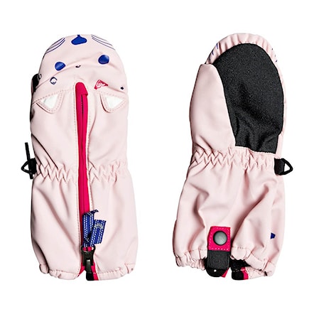 Snowboard Gloves Roxy Snow's Up Girl Mitt powder pink 2021 - 1