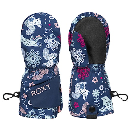 Snowboard Gloves Roxy Snows Up Mitt medieval blue neo 2023 - 1