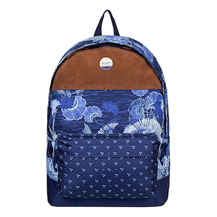 Backpack Roxy Sugar Baby Soul perpetual flower blue print 2016 - 1