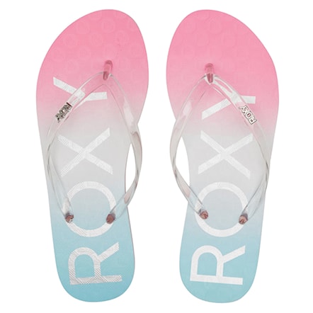 Flip-flops Roxy Viva Jelly white/crazy pink/turquoise 2022 - 1