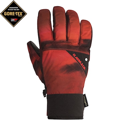 Snowboard Gloves Armada Decker Gore-Tex red resin 2018 - 1