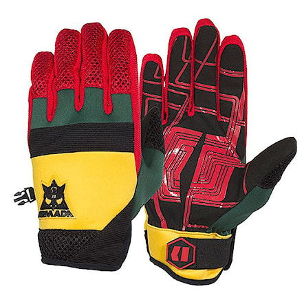 Snowboard Gloves Armada Throttle Pipe rasta Snowboard Zezula