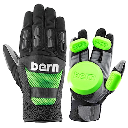 Snowboard Gloves Bern Fulton black/green 2014 - 1