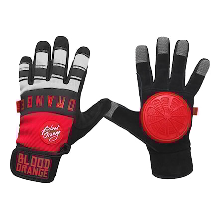Rukavice na longboard Blood Orange Slide Knuckles red/grey 2016 - 1