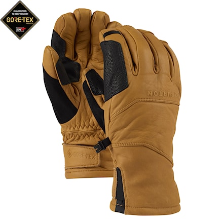 Snowboard Gloves Burton [ak] Gore Clutch Leather honey 2024 - 1