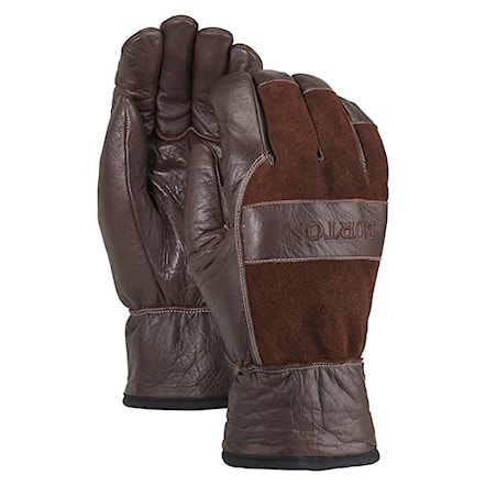 Snowboard Gloves Burton Lifty Insulated brown cow 2019 - 1