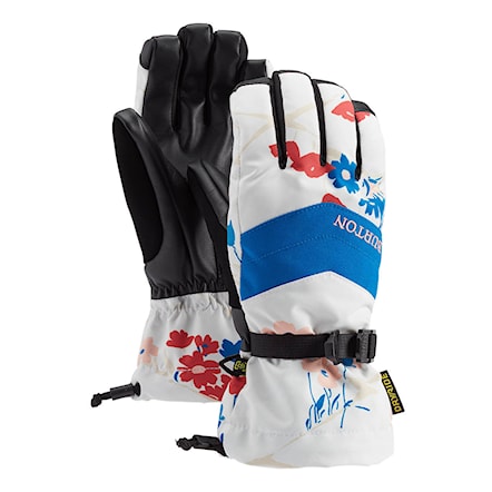 Snowboard Gloves Burton Wms Prospect white landscape floral 2021 - 1