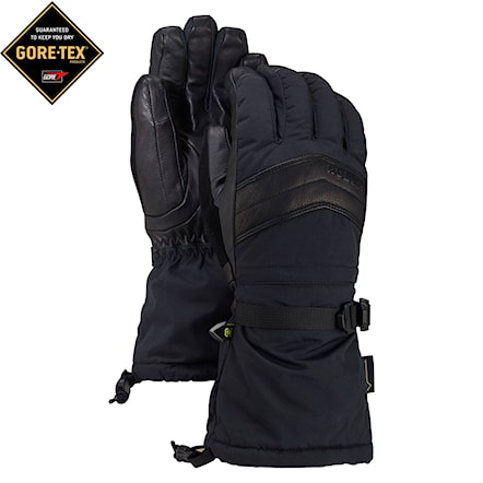 Snowboard Gloves Burton Wms Warmest Gore true black 2019 - 1
